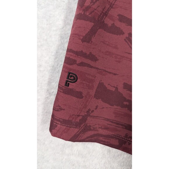 Public Rec Men Shorts 40x7 Flex Brushed Maroon Performance Drawstring Athletic - Picture 6 of 15